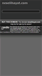 Mobile Screenshot of neselihayat.com