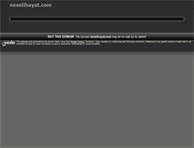 Tablet Screenshot of neselihayat.com